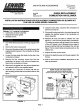 Lennox GHR26 Series Installation Instructions
