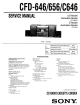 Sony CFD-646 Service Manual