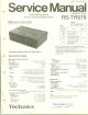 Technics RS-TR979 Service Manual