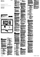 Sony XM-N502 Operating Instructions Manual