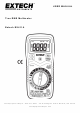 Extech Instruments EX411A User Manual