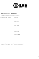 ILVE ILWS18X Instruction Manual