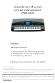 Yamaha PSR-8000 Installation Manual