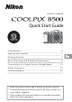 Nikon COOLPIX B500 Quick Start Manual