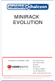 Maidaid Halcyon MINIRACK EVOLUTION Installation & User Manual