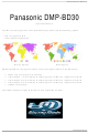 Panasonic DMP-BD30 Operation Manual
