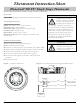 Honeywell TH-T87 Instruction Sheet