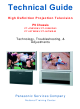 Panasonic PT-47WXD63 Technical Manual