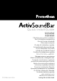 promethean ActivSoundBar TP-2044 Quick Install Manual