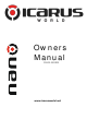 Icarus NANO 126 Owner's Manual