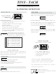 Design Technology TINY TACH 2A Operating Instructions