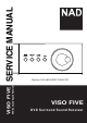 NAD VISO FIVE Service Manual