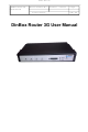 Bausch Datacom DinBox ROUTER 3G User Manual