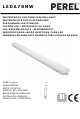 Perel LEDA78NW User Manual