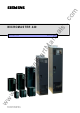 siemens MICROMASTER 440 Parameter Manual