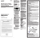 Sony Dream Machine ICF-C900HS Operating Instructions