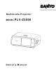 Sanyo PLV-Z3000 Owner's Manual