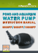 All Pond Solutions 8000PP Instruction Manual