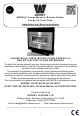 Widney Fuego LE Timer fires Installation & User Manual