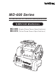 Brother MD-602 Service Manual