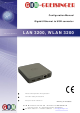 GHM LAN 3200 Configuration Manual