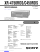 Sony XR-4750RDS Service Manual