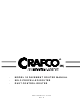 Crafco MODEL 30 PAVEMENT ROUTER Parts Manual