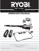 Ryobi 280r Operator's Manual