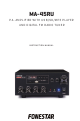 FONESTAR MA-45RU Instruction Manual