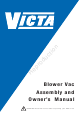 Briggs & Stratton VICTA Assembly And Owner's Manual