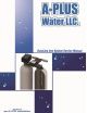 A-Plus Water Duraline series Service Manual