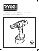 Ryobi CHI1442P Owner's Operating Manual