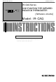 Chino IR-CA series Instructions Manual