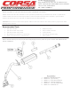 Corsa 14866 Installation Instructions Manual