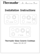 thermador CEF Installation Instructions Manual