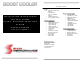 Snow Performance BOOST COOLER 49002 Installation Instructions Manual