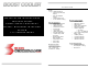 snow performance BOOST COOLER 50005 Installation Instructions Manual