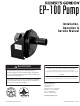 Roberts Gorden EP-100 Installation, Operation & Service Manual