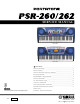 Yamaha Portatone PSR-260 Service Manual
