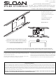 Sloan EL-485-A Installation Instructions