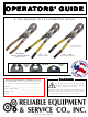 Reliable Equipment REL-K58-FG Operator's Manual