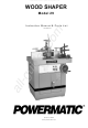 Powermatic 29 Instruction Manual & Parts List