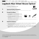 Logitech Pilot Wheel Mouse Optical Getting Started Manual