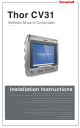 Honeywell Thor CV31 Installation Instructions Manual