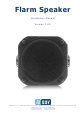 LXNAV Flarm Speaker Installation Manual