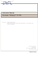 Alfa Laval Gunclean Toftejorg TZ-750 Instruction Manual