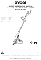 Ryobi ELT400 Owner's Operating Manual