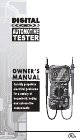 Innova Automotive DMM Owner's Manual