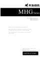 Pegasus MHG-130/WT664-08 Instructions Manual