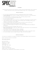 Spector&Co SPECFIT HW102 User Manual